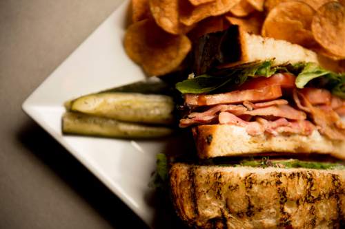 Jeremy Harmon  |  The Salt Lake Tribune

Pancetta sandwich at Twist in Salt Lake City.