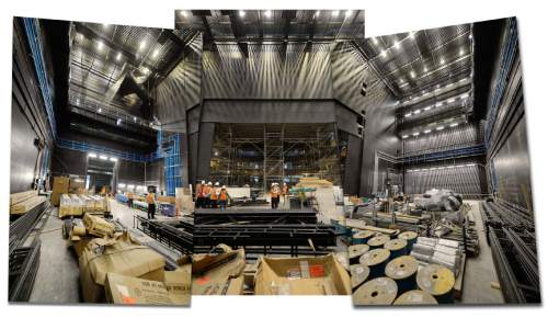 Francisco Kjolseth | The Salt Lake Tribune
Tour of the Eccles Theater currently under construction with an expected open date in the Fall of 2016.