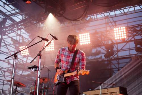 Jim McAuley | Special to The Salt Lake Tribune
Ben Gibbard of Death Cab for Cutie plays the opener of the Twilight Summer Concert Series on Thursday, July 16, 2015.