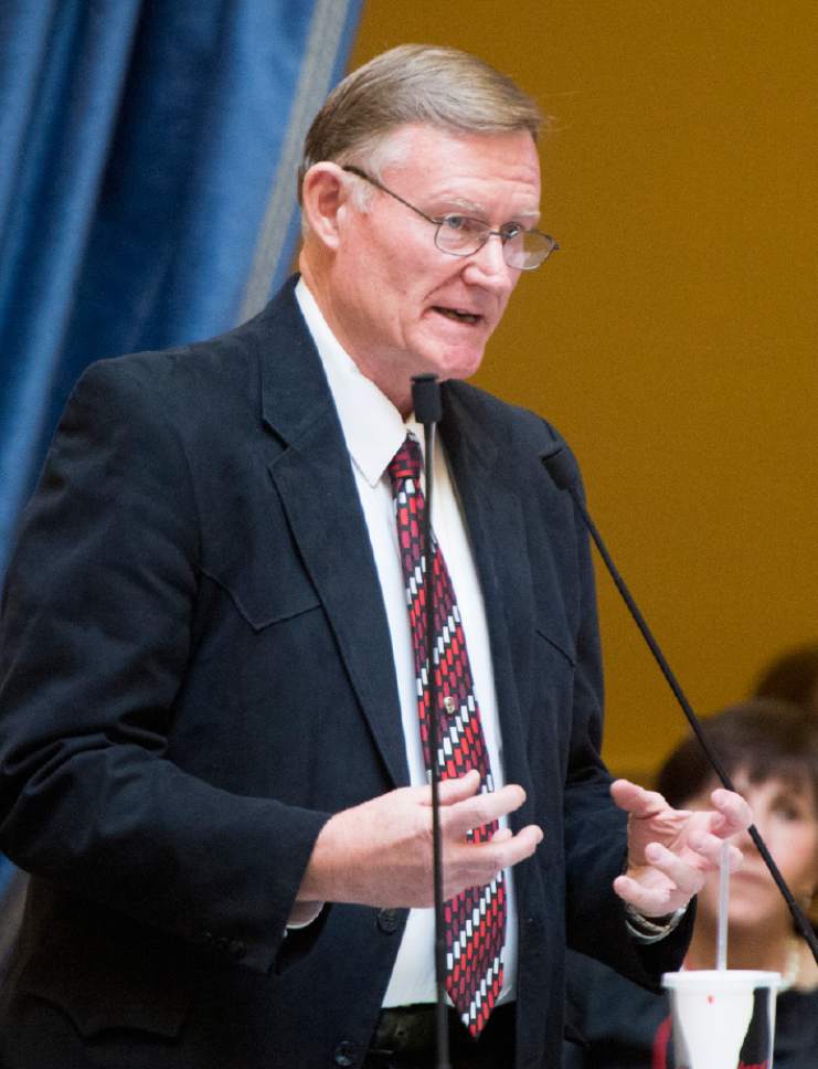 Rick Egan  |   Tribune file photo

Sen. Evan Vickers, R-Cedar City, said a new hybrid measure that combines his bill with elements of Sen. Mark Madsen's legislation goes too far for him, but he believes in the process that produced the compromise.