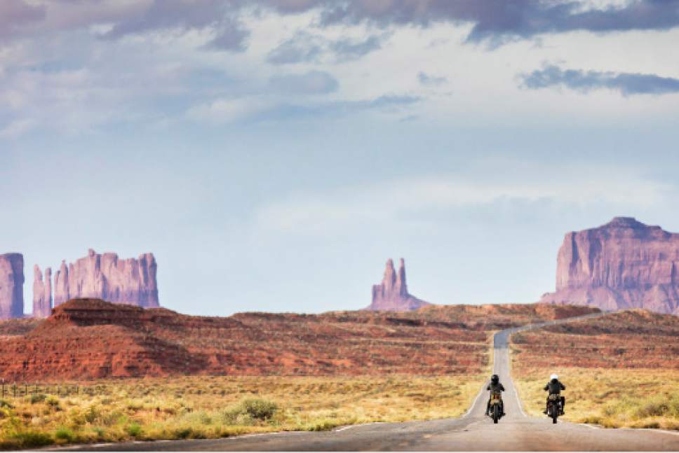 Michael Kunde  |  Courtesy

The roads to and from Utah's five national parks take in some incredible scenery, such as Monument Valley, in the Utah Office of Tourism's new marketing campaign, "Road to Mighty."