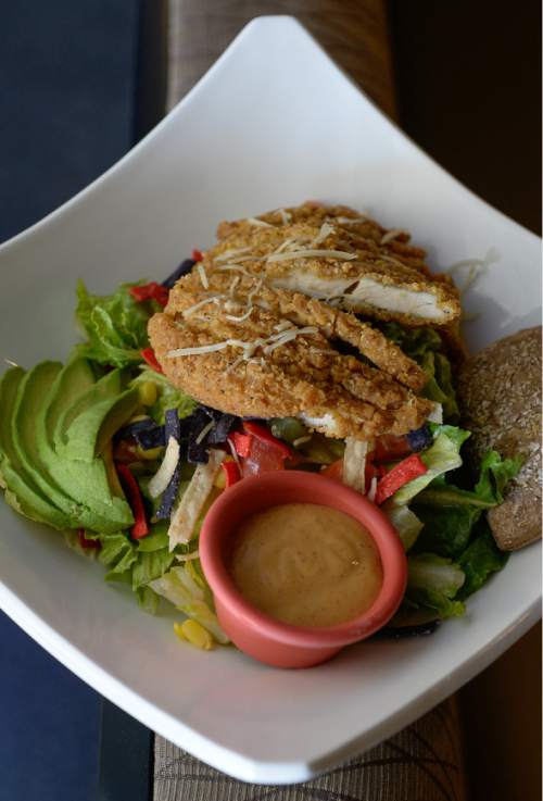 Francisco Kjolseth | The Salt Lake Tribune
Chicken salad from 50 West Cafe in downtown Salt Lake City.
