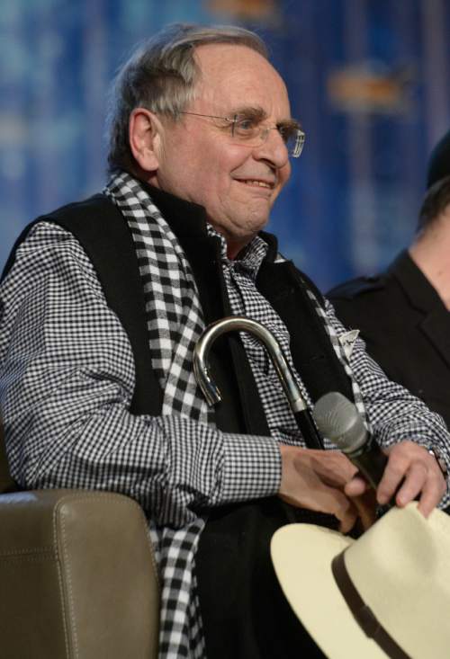 Leah Hogsten  |  The Salt Lake Tribune
Sylvester McCoy and fellow actors from "Doctor Who,"  fielded fan questions and discussed the popular show among the Salt Lake Comic Con's FanX 2016 at the Salt Palace Convention Center, Friday, March 25, 2016.