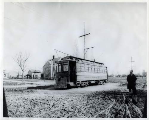 Tribune file photo

A trolley car is seen on a route to the fairgrounds in this undated photo.