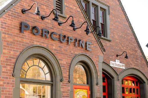 Trent Nelson  |  The Salt Lake Tribune
The Porcupine Pub & Grille is now open in the newly remodeled Salt Lake City Fire Station No. 8, which was home to Market Street Grill for more than 30 years. Thursday November 12, 2015.