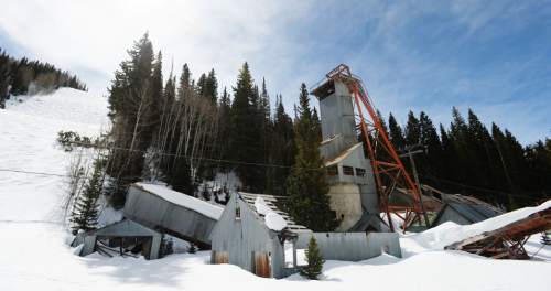 Steve Griffin  |  The Salt Lake Tribune


The Thaynes Shaft at the Park City Mountain Resort borders a ski run in Park City, Friday, April 8, 2016. Park City Mountain Resort, Park City Historical Society and Park City Municipal have announce the formation of a new group dedicated to preserving historical mining sites located at various locations at Park City Mountain Resort