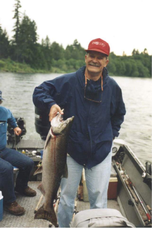 Tribune file photo

Tom Wharton on a fishing trip in this photo from 1998.