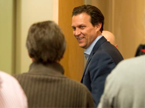 Rick Egan  |  The Salt Lake Tribune

Jazz Head coach Quin Snyder during a press conference at the Jazz practice facility, Thursday, April 14, 2016.