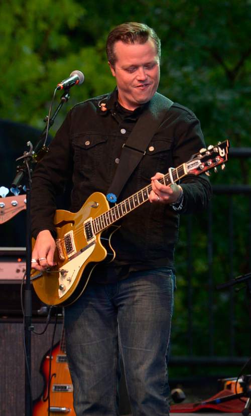 Leah Hogsten  |  The Salt Lake Tribune
Alt-country singer Jason Isbell, formerly of the Drive-By Truckers, headlines at Red Butte Garden, Tuesday, June 17, 2014. He will again perform at Red Butte on Sept. 15 to close out the 2016 summer concert series.