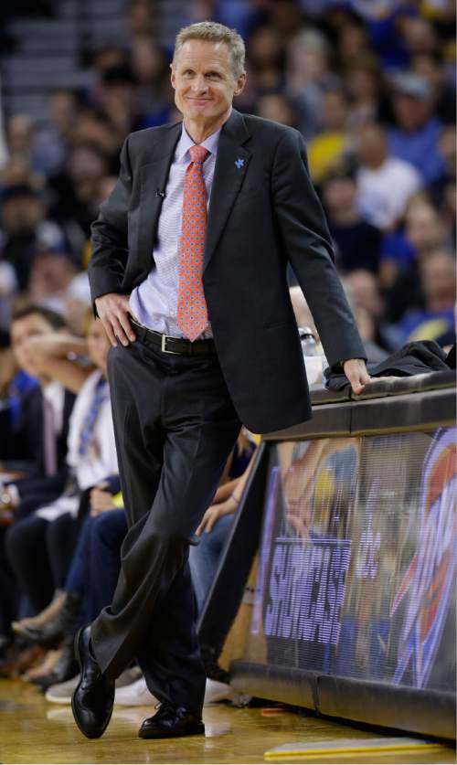NBA: Golden State's Steve Kerr wins Coach of the Year - The Salt Lake