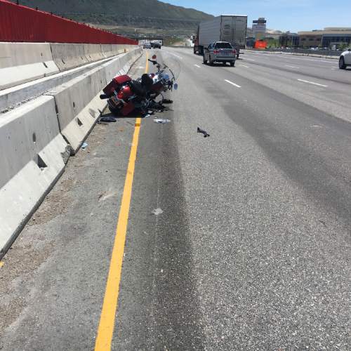 Utah motorcycle crash victim in extremely critical condition - The Salt Lake Tribune