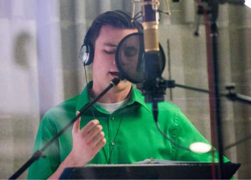 Rick Egan  |  The Salt Lake Tribune

Tenor Christian Sanders records vocals for a short opera, based on a true story, about a young man who awakens to the news of marriage equality after a suicide attempt.