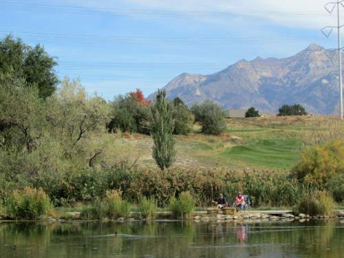 Tom Wharton  |  The Salt Lake Tribune

Scenic Sandy fishing pond at 9800 South 1000 West.