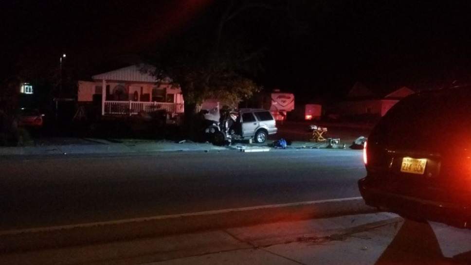A woman died when her car allegedly was forced off the road by a repo-man in Pleasant Grove. (Pleasant Grove police photo)