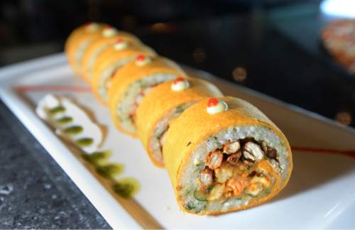 Steve Griffin | The Salt Lake Tribune


The Mushi Roll at TopGolf in Midvale.