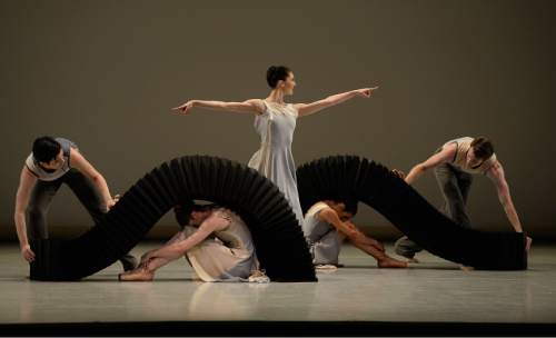 Francisco Kjolseth | The Salt Lake Tribune
Ballet West's "Innovations 2016" program opening Friday, May 20, inlcudes internationally known choreographer Jessica Lang's "Lyric Pieces," to the music of Edvard Grieg.