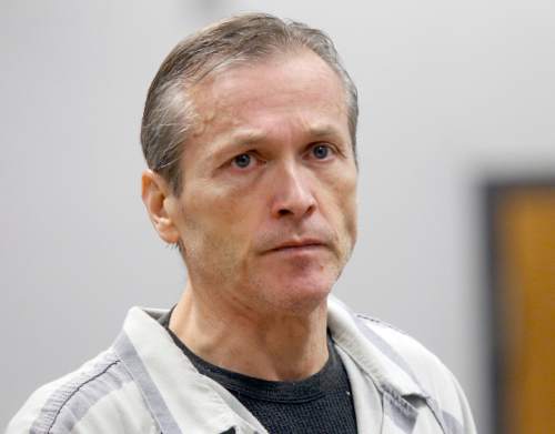 Al Hartmann  |  The Salt Lake Tribune
Martin MacNeill,  a doctor accused of murdering his wife appears in Judge Sam McVey's Fourth District Court in Provo Wednesday October 10 for his preliminary hearing.
