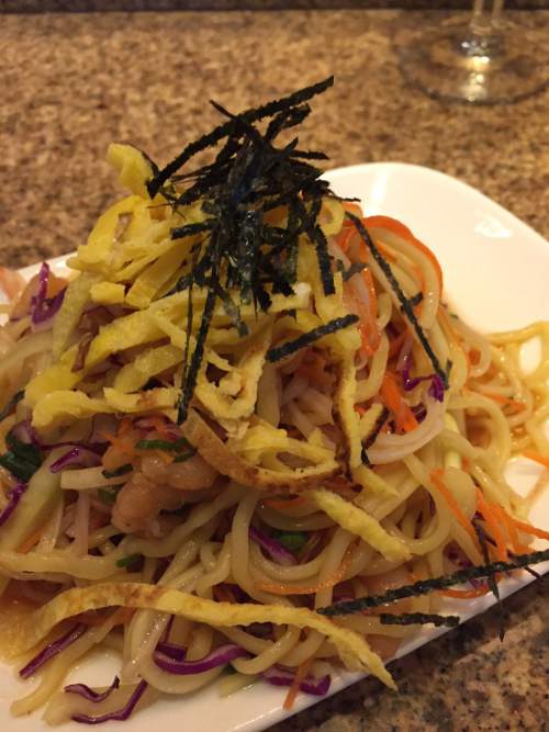 Kathy Stephenson  |  The Salt Lake Tribune

Hiyashi ramen at Kyoto Restaurant.