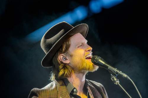 Trent Nelson  |  The Salt Lake Tribune
The Lumineers perform at Red Butte Garden in Salt Lake City, Wednesday May 25, 2016.