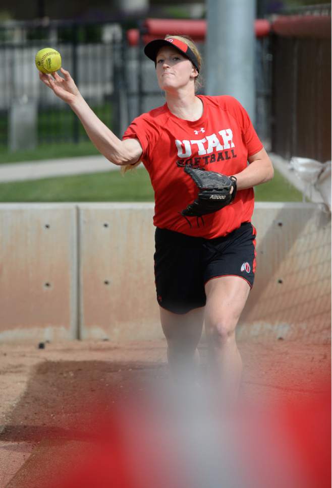 Francisco Kjolseth | The Salt Lake Tribune
Utah softball pitcher Katie Donovan, warms up in the bullpen during practice before the team heads out of town to battle Florida State this weekend in the final 16. The team had a season-long goal to make it to Super Regionals. Now they're here for the first time since 1994.
