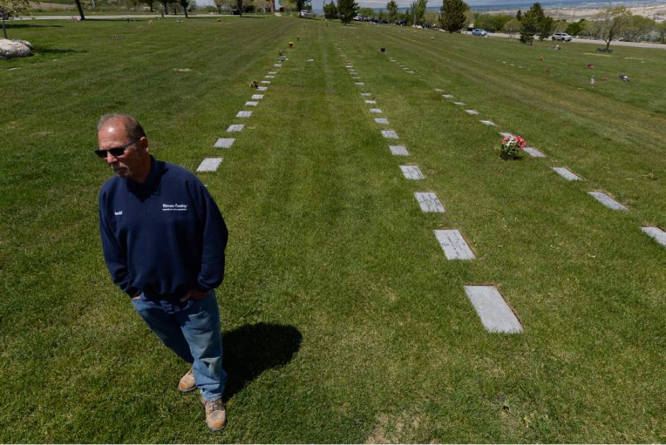 Francisco Kjolseth | The Salt Lake Tribune
Arnold Warner, Program Manager for the Utah Veterans Cemetery in Bluffdale talks about the limited amount of space left. In five to six years, there will be no more space for new veteran burials.