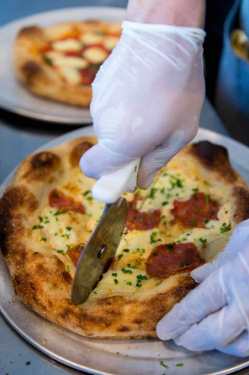 Trent Nelson  |  The Salt Lake Tribune
Several dining establishments have sprung up along Gallivan Avenue in downtown Salt Lake City, including From Scratch.