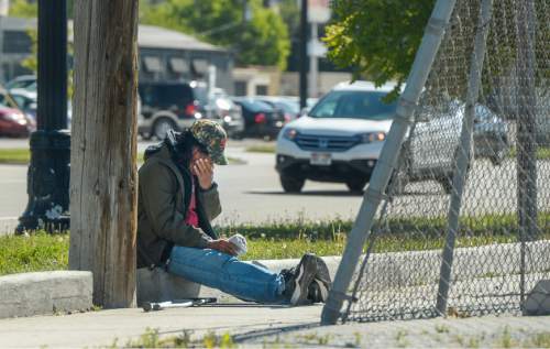 Francisco Kjolseth |  Tribune file photo
Evidence of homelessness in downtown Salt Lake City is clear. The state last month released year-to-year data that indicates an increase in homelessness, 7 percent overall and as much as 17 percent among families.