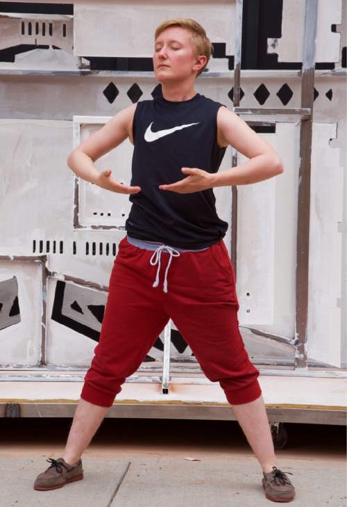 Lynn R. Johnson  |  Special to The Salt Lake Tribune


Em Grosland employs stretching and breathing exercises backstage to prepare for his role as Peter Pan at the Tuacahn Amphitheater on May 20.  The production opened May 27.