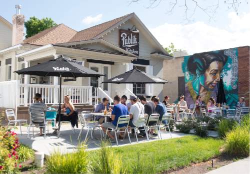 Rick Egan  |  The Salt Lake Tribune
The Publik Kitchen, located in a Victorian-era house in the walkable 9th an 9th neighborhood of Salt Lake City, is a welcome addition for anyone who likes to eat breakfast all day.