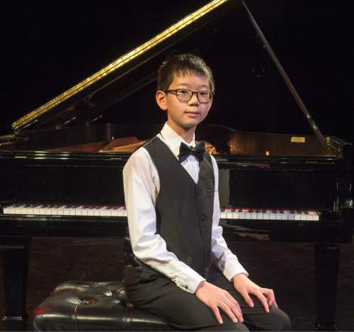 Rick Egan  |  The Salt Lake Tribune

Richard Sheng, 12, is one of four young musicians who study in Utah competing in The Gina Bachauer International Piano Foundation competition this year.