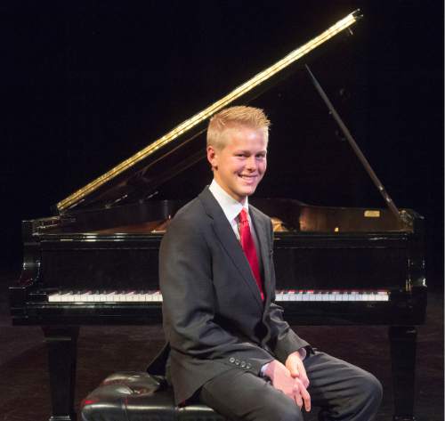 Rick Egan  |  The Salt Lake Tribune

Joseph Buck, 17, of Spanish Fork, is one of four young musicians who study in Utah competing in The Gina Bachauer International Piano Foundation competition this year.