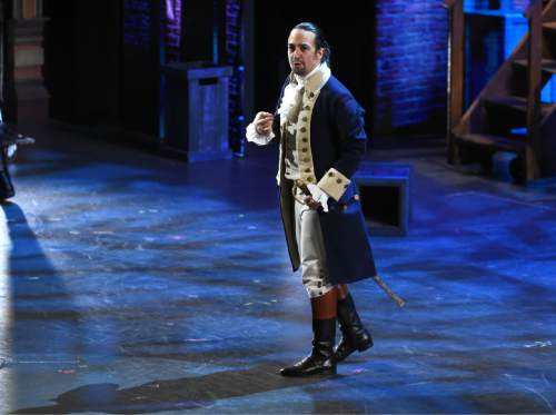 Lin-Manuel Miranda of "Hamilton" performs at the Tony Awards at the Beacon Theatre on Sunday, June 12, 2016, in New York. (Photo by Evan Agostini/Invision/AP)`