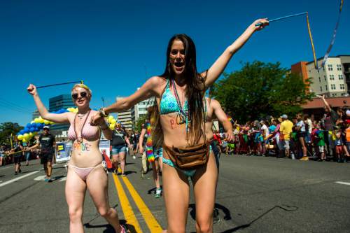 Chris Detrick  |  The Salt Lake Tribune
Scenes from the Utah Pride Parade Sunday June 5, 2016.