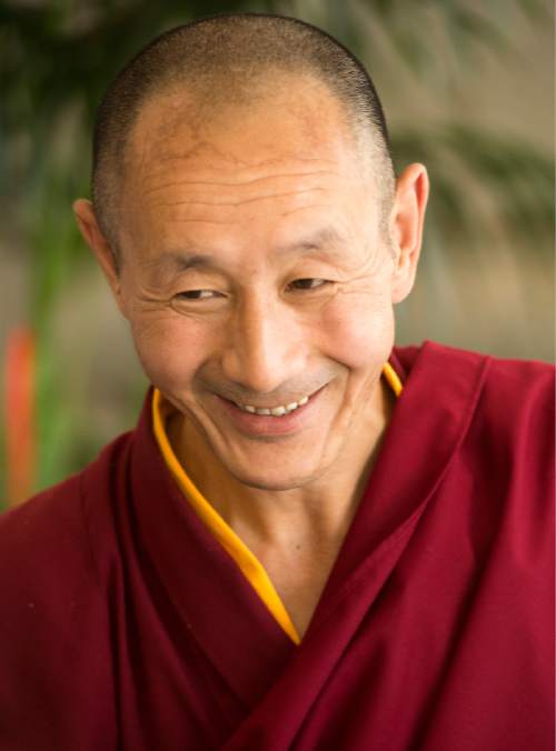 Rick Egan  |  The Salt Lake Tribune

Jampa Chodak, a Specialist in Herbal Medicine, visiting from Tibet, awaits the arrival Dalai Lama, at the Grand America Hotel, Monday, June 20, 2016.