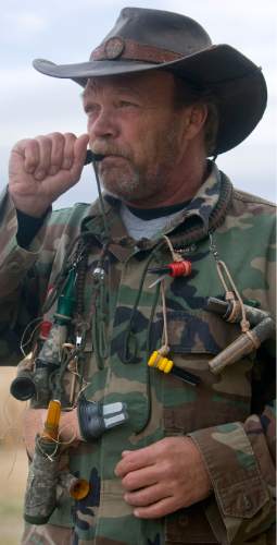 Al Hartmann  |  The Salt Lake Tribune
Bill Keebler, seen here in a 2011 file photo, has been charged with trying to blow up a BLM cabin in Arizona.