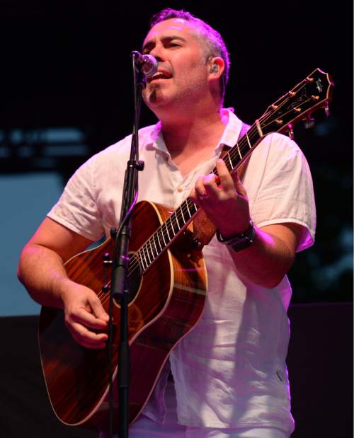Steve Griffin / The Salt Lake Tribune

Ed Robertson of the The Barenaked Ladies performs as the band headlines the "Last Summer on Earth Tour" at Red Butte Garden Amphitheater in Salt Lake City Wednesday July 13, 2016.