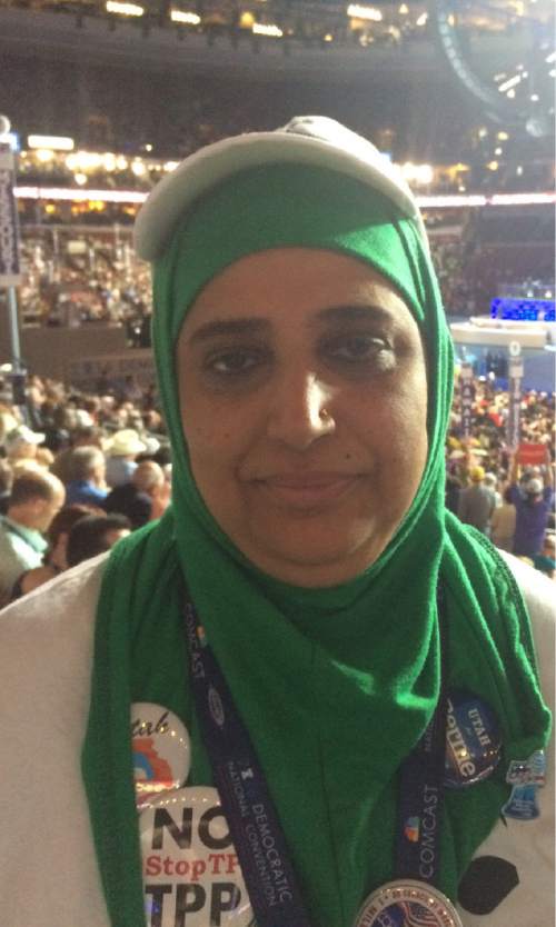 Thomas Burr  |  The Salt Lake Tribune

Noor Ul-hasan, a Utah delegate to the Democratic National Convention, is a a Muslim who ran in reaction to Donald Trumpís proposed Muslim immigration ban.