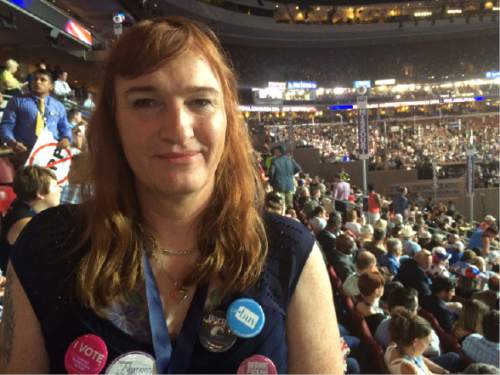 Thomas Burr  |  The Salt Lake Tribune

Sophia Hawes-Tingey, a Utah delegate to the Democratic National Convention, says it's important that transgender people be represented at the gathering. Hawes-Tingey is one of 28 transgender delegates in Philadelphia.