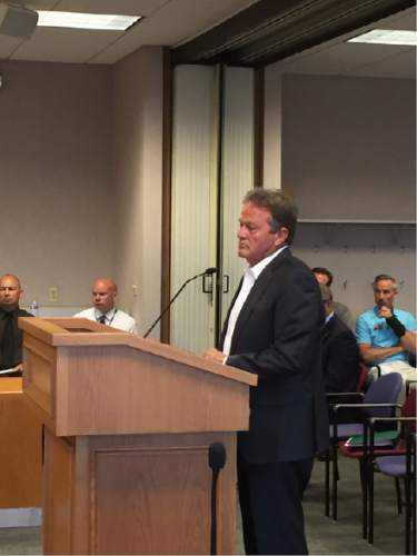 Kathy Stephenson  |  The Salt Lake Tribune

Sen. Jerry Stevenson, R-Layton, tells the DABC commission on Tuesday that any liquor law changes in the future will be slow and deliberate.
