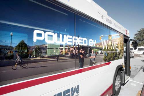 Steve Griffin  |  Tribune file photo

Park City received a federal grant which will allow purchase of six new electric buses like the one pictured here at the University of Utah.