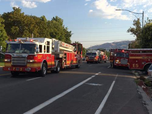 (Courtesy of Salt Lake City Fire Department)

 A three-alarm fire at a south-central Salt Lake City auto business was quickly snuffed Monday morning.