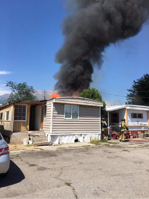 Mobile home ruled 'total loss' after Utah fire The Salt Lake Tribune
