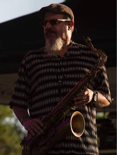 Steve Griffin / The Salt Lake Tribune

Los Lobos performs as they joined Mississippi Allstars and Husband-and-wife blues musicians Derek Trucks and Susan Tedeschi for the Wheels of Soul 2016 Summer Tour  at Red Butte Garden Amphitheatre in Salt Lake City Sunday August 7, 2016.