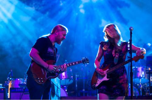 Steve Griffin / The Salt Lake Tribune

Husband-and-wife blues musicians Derek Trucks and Susan Tedeschi returned to Red Butte Garden Amphitheatre with the Wheels of Soul 2016 Summer Tour on Sunday, along with Los Lobos and the North Mississippi Allstars in Salt Lake City Sunday August 7, 2016.