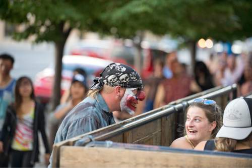 Lennie Mahler  |  The Salt Lake Tribune

Zombies take to the streets in the 9th annual SLC Zombie Walk in downtown Salt Lake City, Sunday, Aug. 7, 2016.