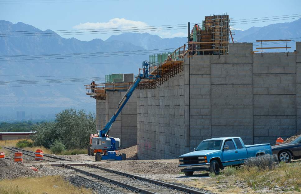 Francisco Kjolseth | The Salt Lake Tribune
Work is ongoing for the extension of the new Mountain View Corridor highway near 4700 S. 5800 W. in West Valley City on Tuesday, Aug. 16, 2016.