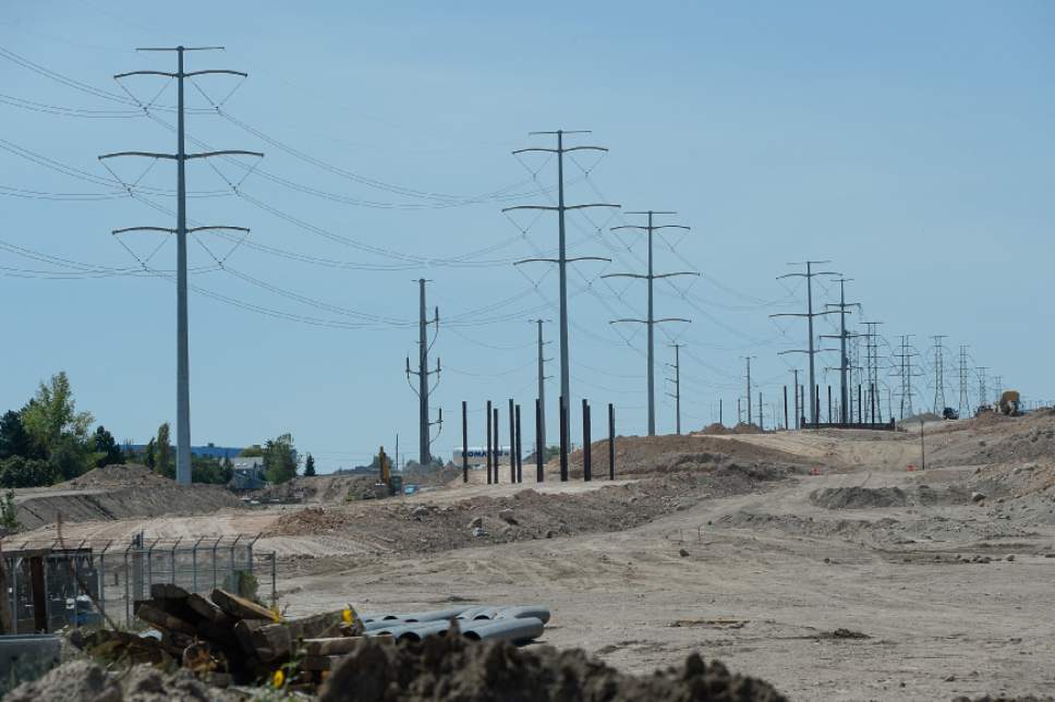 Francisco Kjolseth | The Salt Lake Tribune
Work is ongoing for the extension of the new Mountain View Corridor highway near 4700 S. 5800 W. in West Valley City on Tuesday, Aug. 16, 2016.