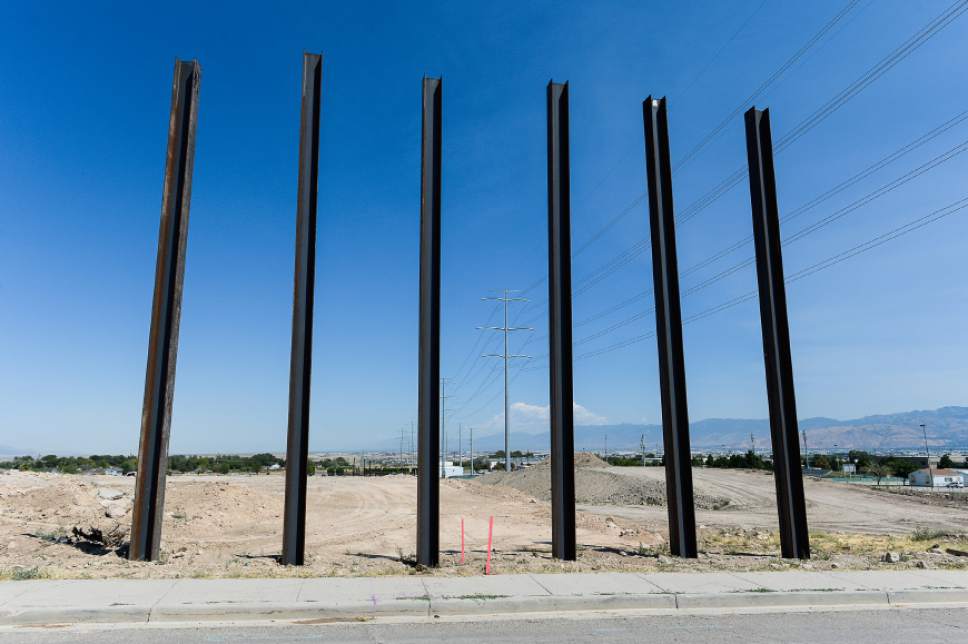 Francisco Kjolseth | The Salt Lake Tribune
Work is ongoing for the extension of the new Mountain View Corridor highway near 4700 S. 5800 W. in West Valley City on Tuesday, Aug. 16, 2016.