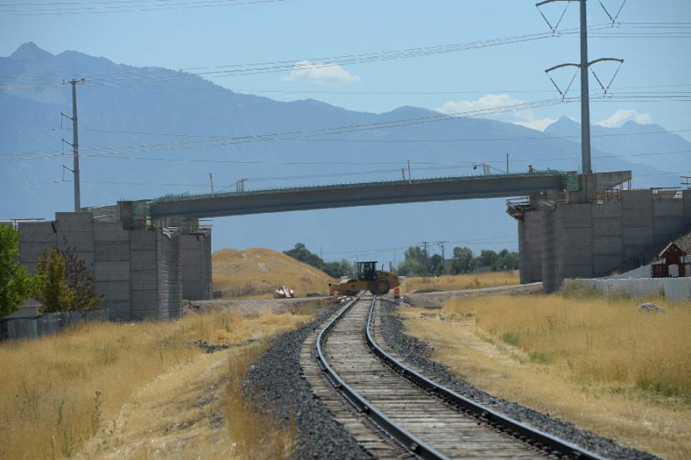 Francisco Kjolseth | The Salt Lake Tribune
Work is ongoing for the extension of the new Mountain View Corridor highway near 4700 S. 5800 W. in West Valley City on Tuesday, Aug. 16, 2016.