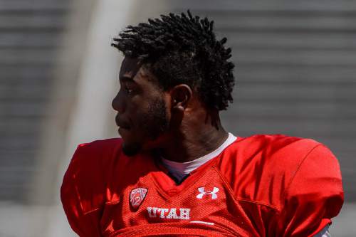 Trent Nelson  |  The Salt Lake Tribune
Utah's Zack Moss after Utah's second fall scrimmage at Rice-Eccles Stadium in Salt Lake City, Tuesday August 16, 2016.